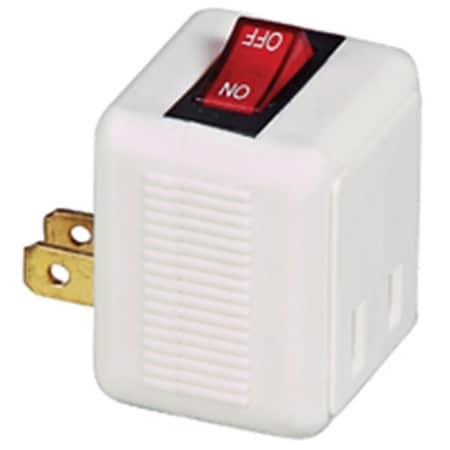 Eaton Wiring Devices Cooper Wiring 3446671 Plug In Switch - White 3446671